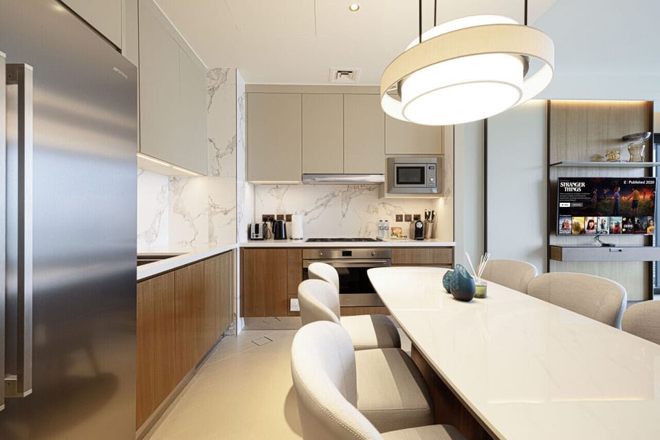 Fully Equipped Modern Kitchen and dining