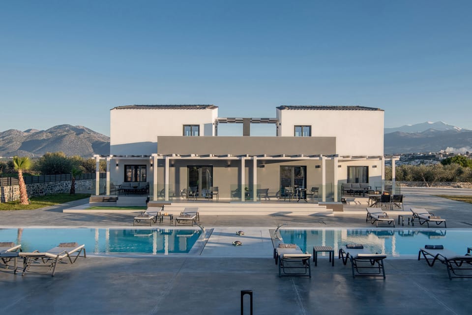 A spacious Villa, in Panormos - Crete, awaits to inspire you.