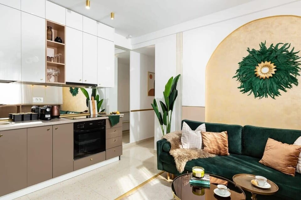 Relax in style in our modern living area, where comfort and elegance seamlessly blend.