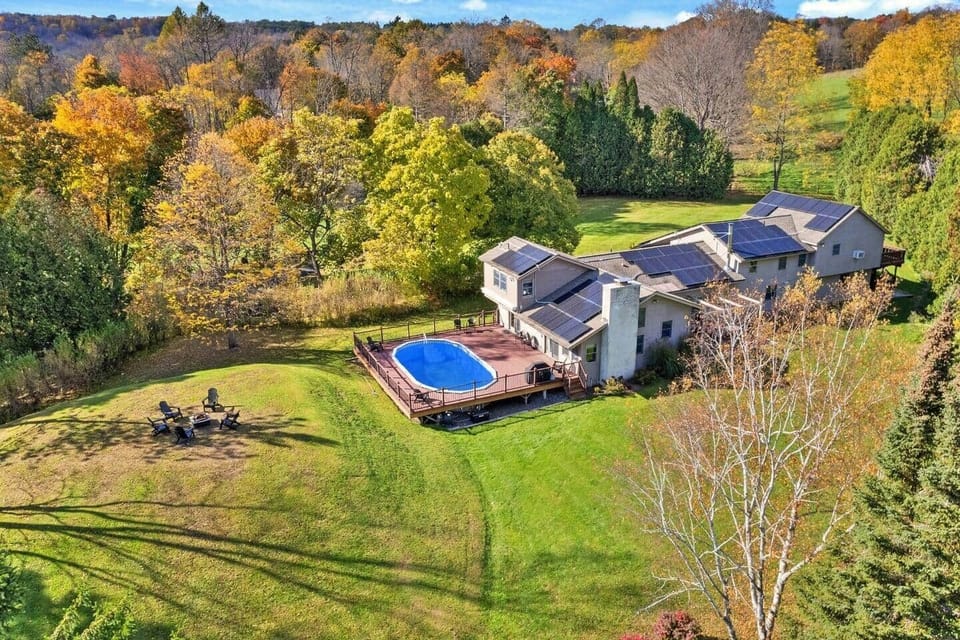 Private Berkshire Estate. Featuring Pool, Deck, Hot Tub, Game Room and Fire Circle