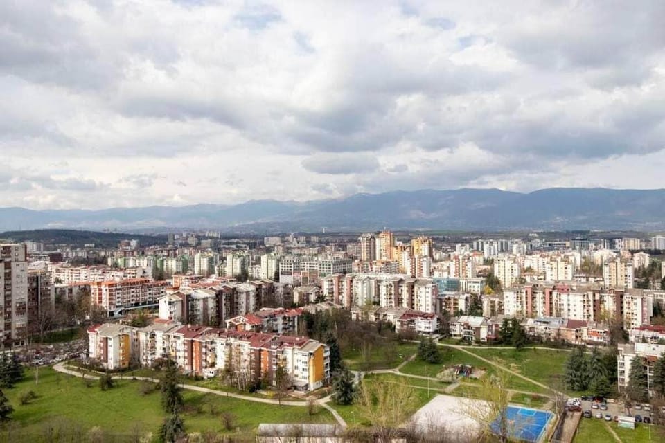 Landmark view from apartment.