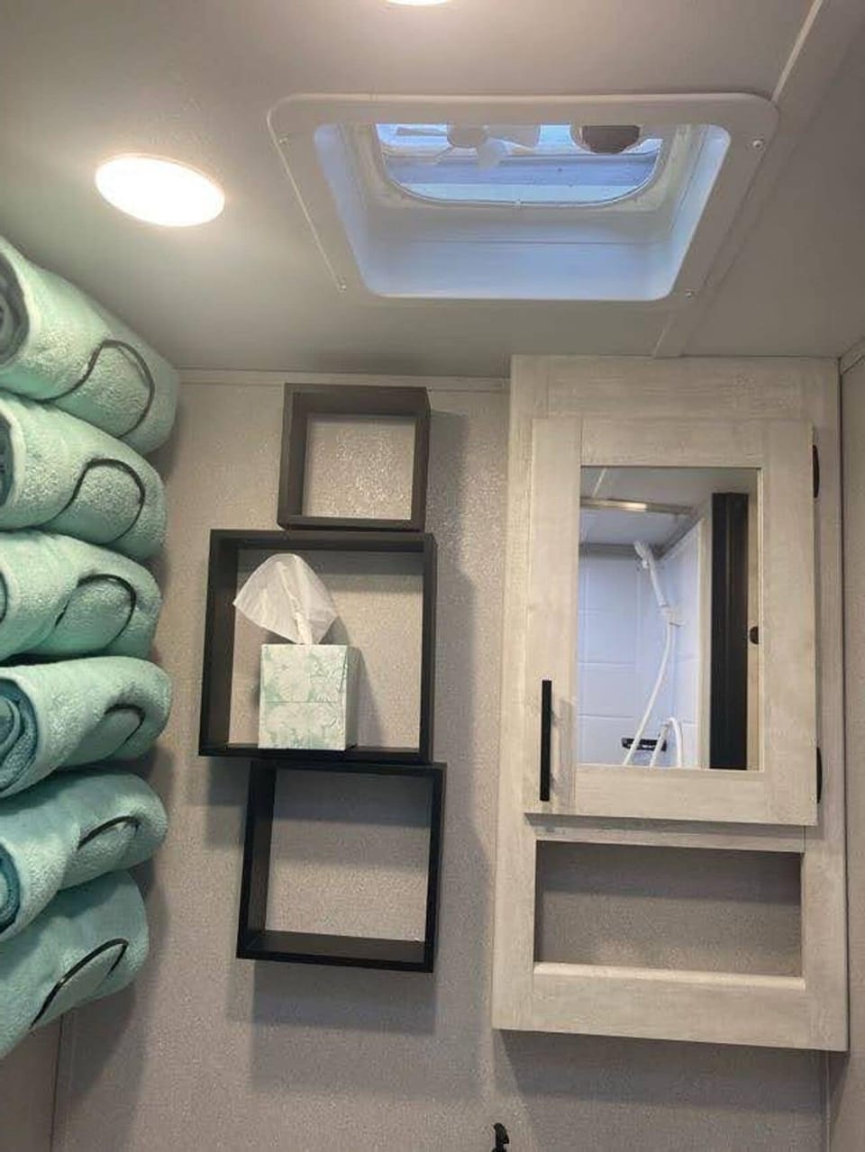 bathroom fan / open air