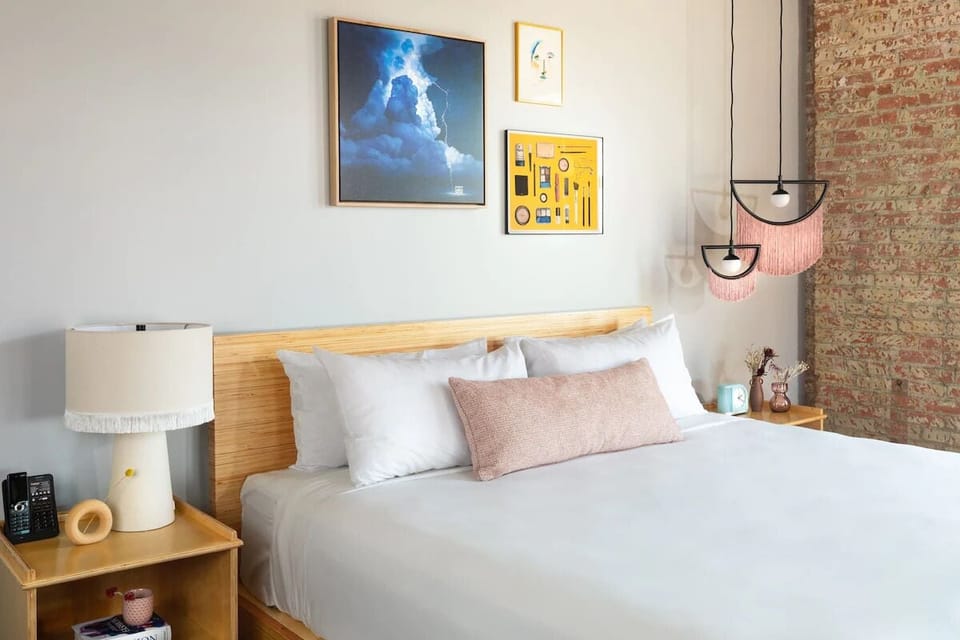 Bedroom. Interior and views may vary based on location and availability.