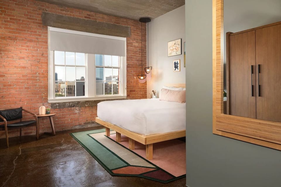 Bedroom. Interior and views may vary based on location and availability.