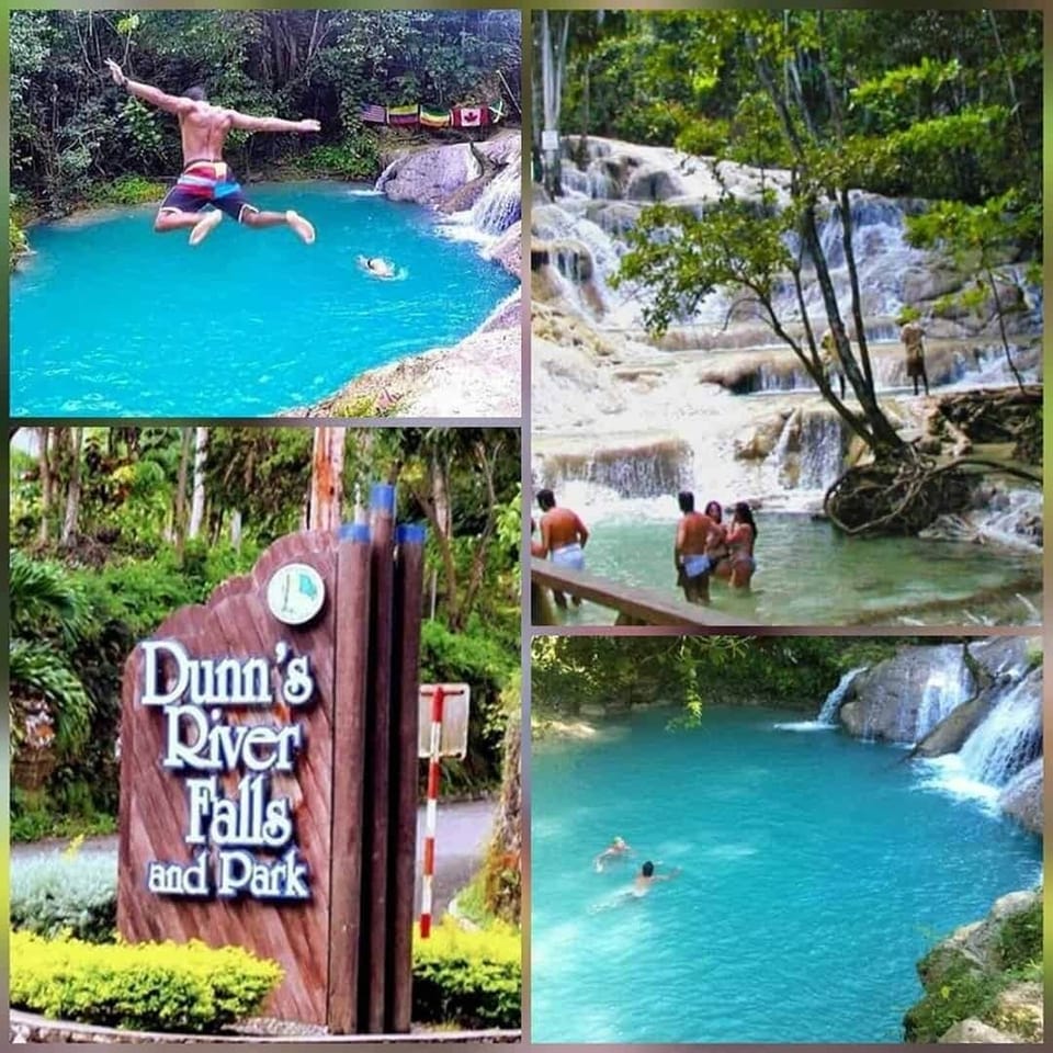 The World Famous Dunn’s River Falls is just 8mins away by road