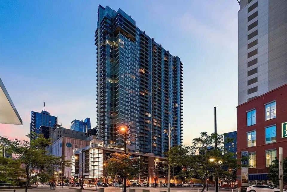 Exterior View of the Spire Building