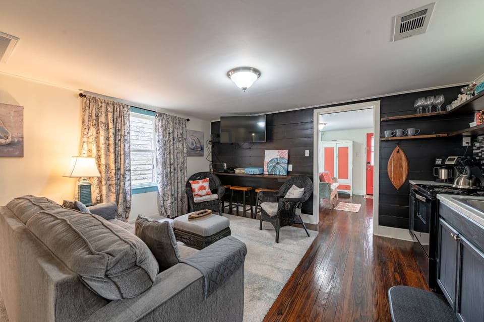 Open Living Area and Kitchen