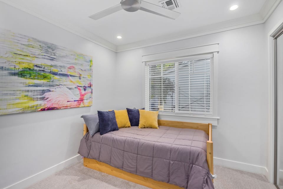 Bedroom 3 features a twin-size daybed with a twin-size trundle.