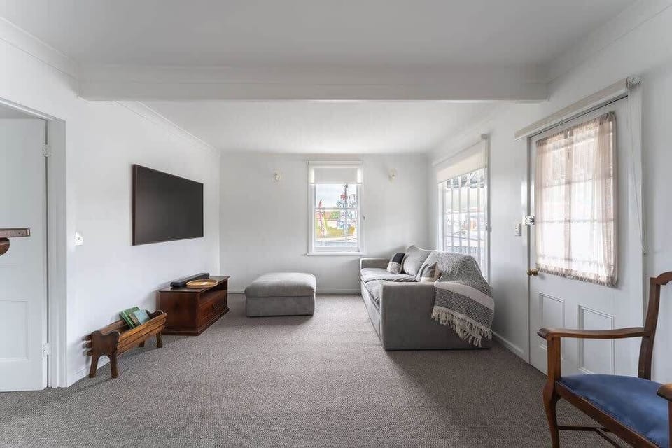 Spacious living with smart TV