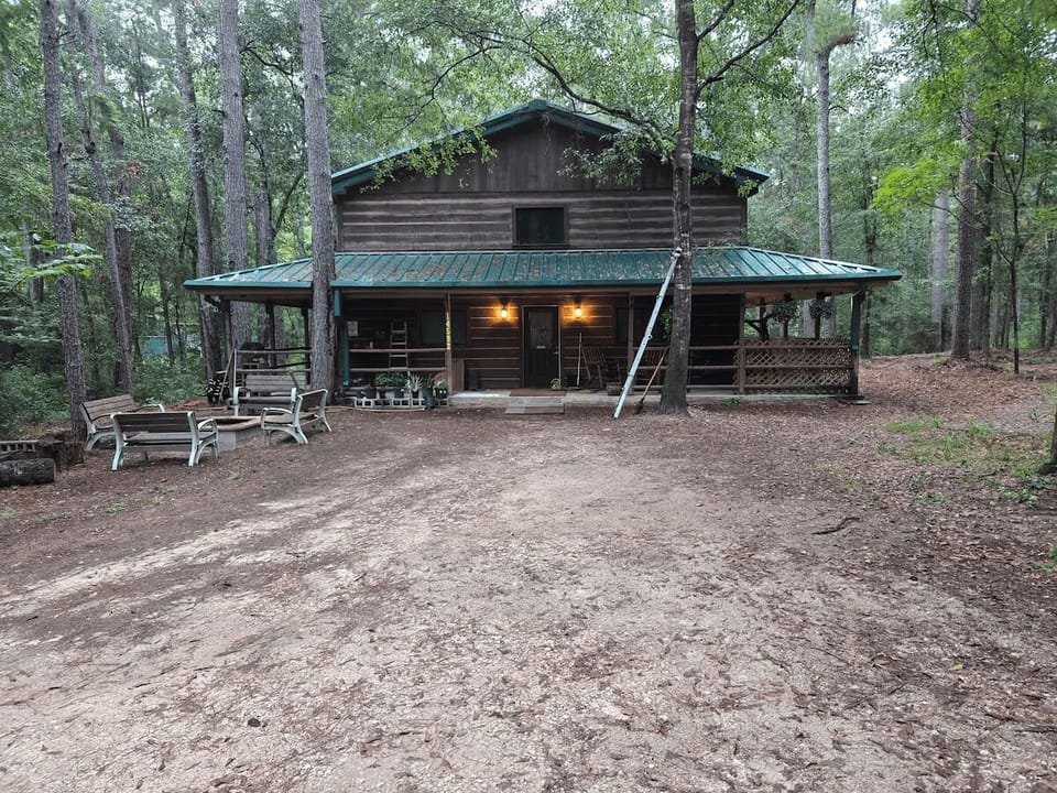 Front of Cabin & Parking