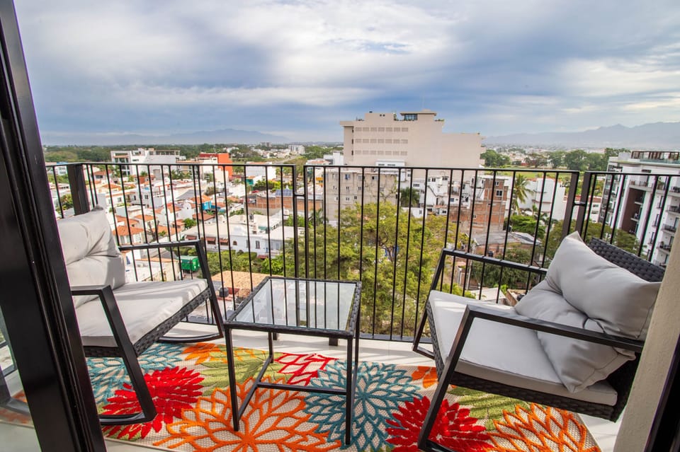Stunning view from the private balcony
