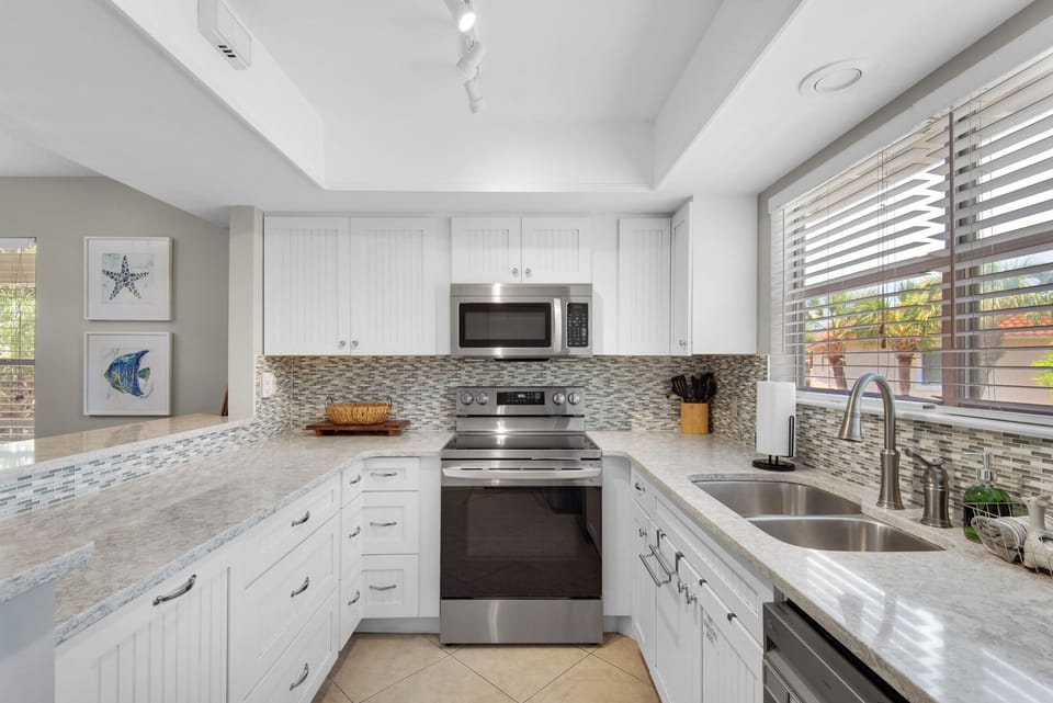 The kitchen has all you need