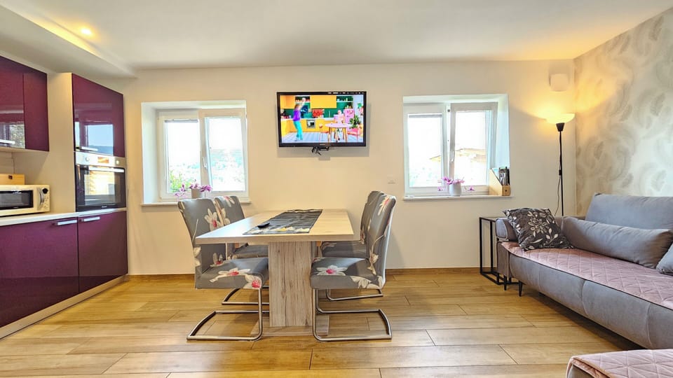 Living room with Smart Tv (Netflix)