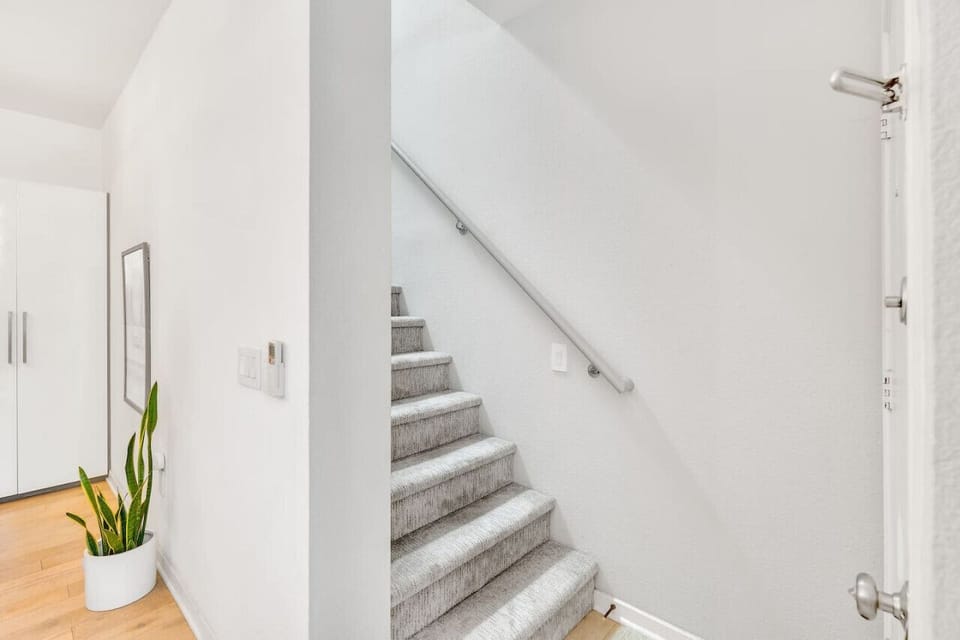 Stairs to second floor where bedrooms are located