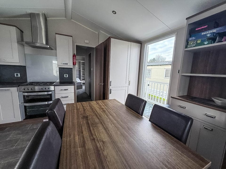 Experience the perfect family holiday UK at Broadland Sands Holiday Park Lowestoft, nestled on the stunning Suffolk coast, offering comfortable dog friendly caravan holidays with a cosy kitchen area.