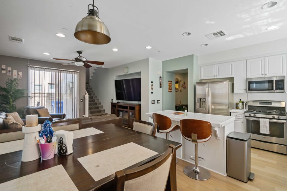 Open plan Living, Dining and Kitchen
