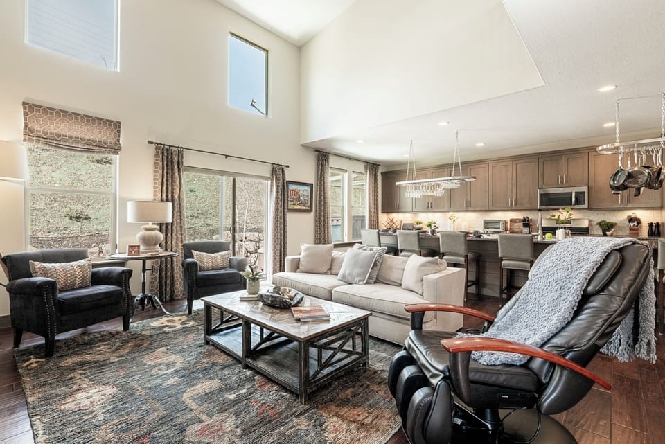 Comfortable furnishings including a massage chair