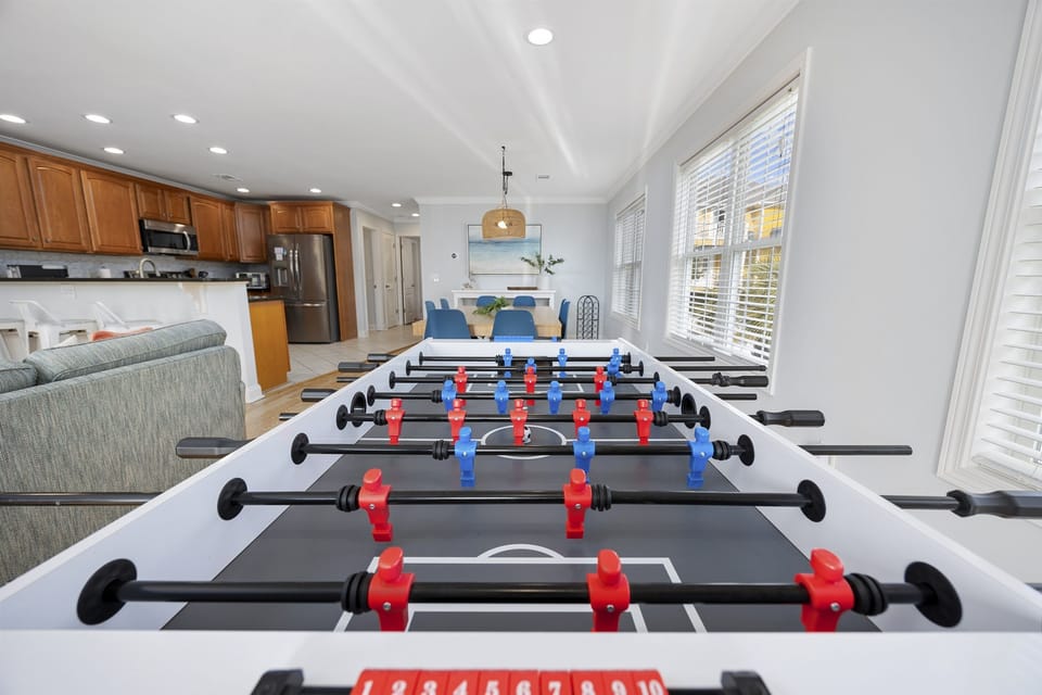 A game of foosball is always a good idea!