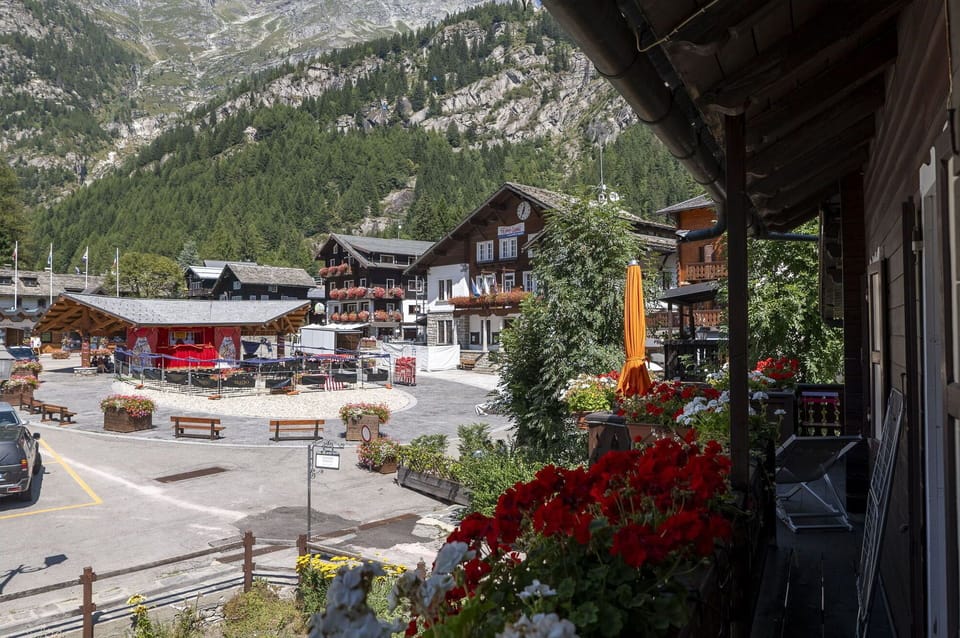 Plant, Mountain, Flower, Flowerpot, Tree, Building, House, Leisure, Landscape