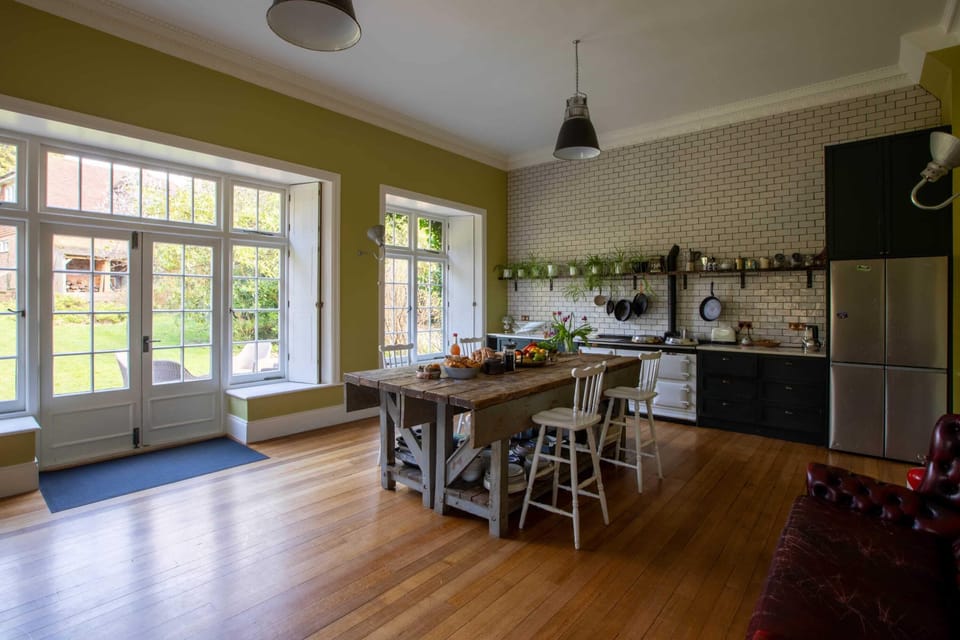 Large open-plan kitchen