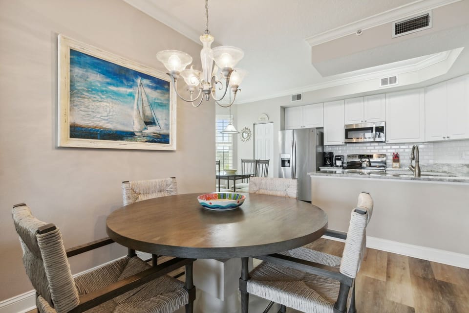 Dining Area with Seating for Four at Table