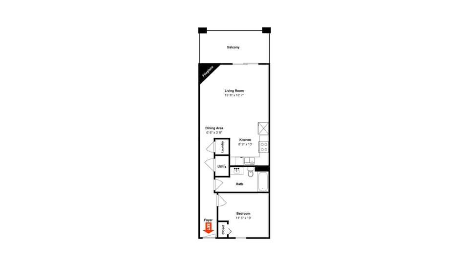 Cozy Corner Whispering Pines 421 | Floor Plan