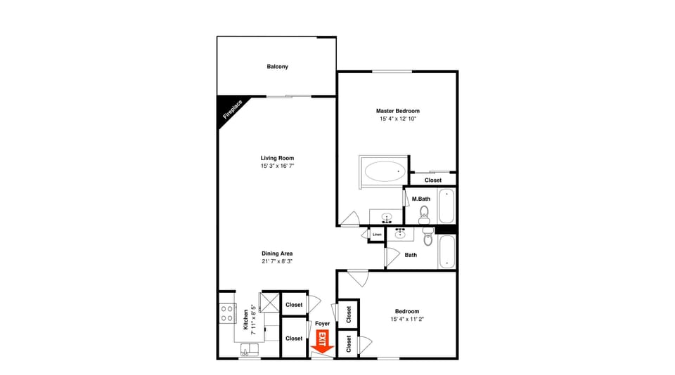 Family Fun Whispering Pines 324 | Floor Plan