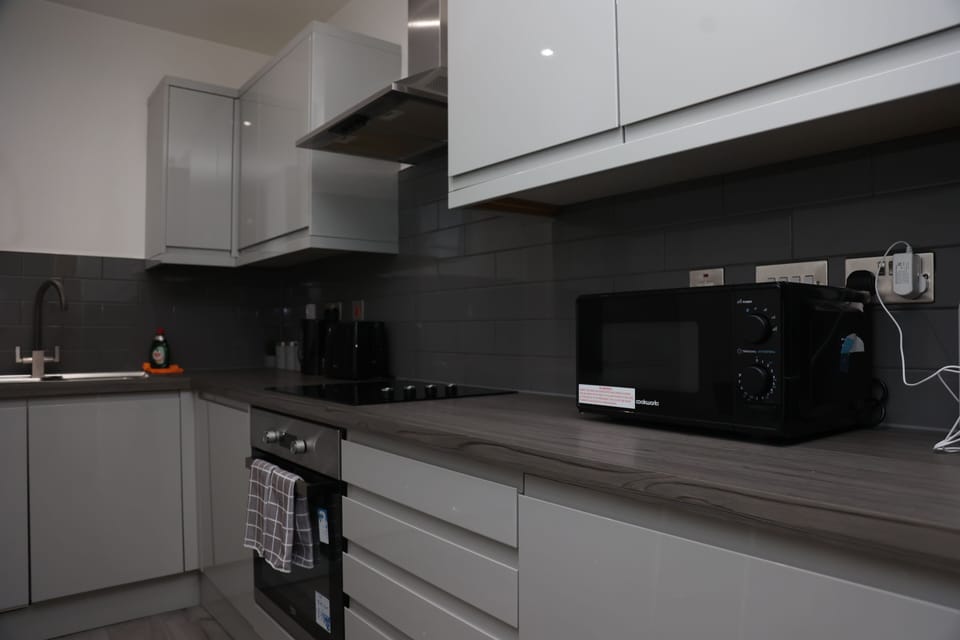 Large kitchen/dining area. 