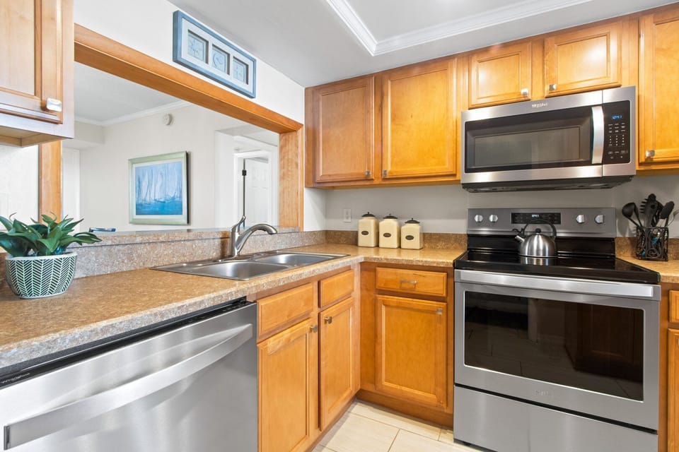 Fully equipped kitchen with everything you need!