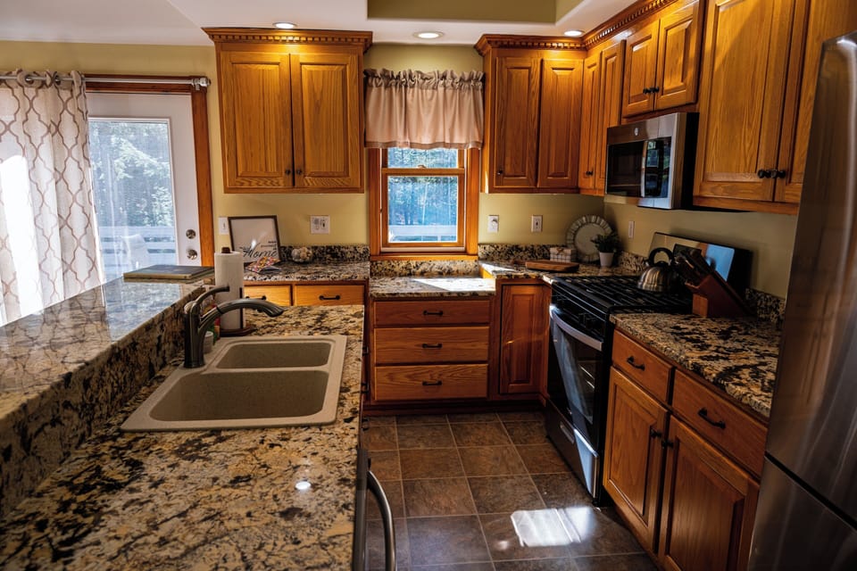 Share a home-cooked meal with your guests to enhance your time together.