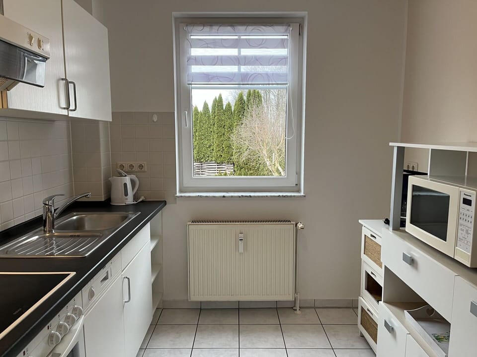 Kitchen Sink, Cabinetry, Sink, White, Building, Window, Countertop, Kitchen, Kitchen Stove, Dresser