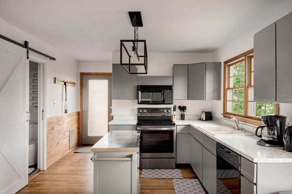 Our kitchen provides all the comforts of home.