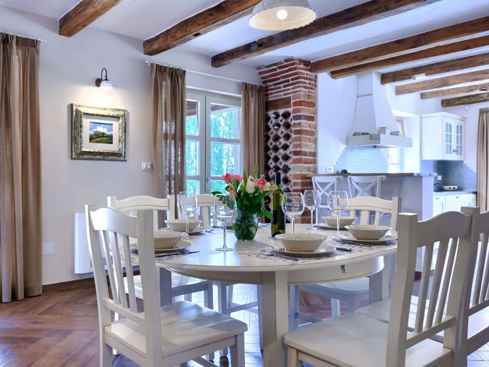 Table, Furniture, Property, Azure, Chair, Wood, Lighting, Picture Frame, Interior Design, Houseplant