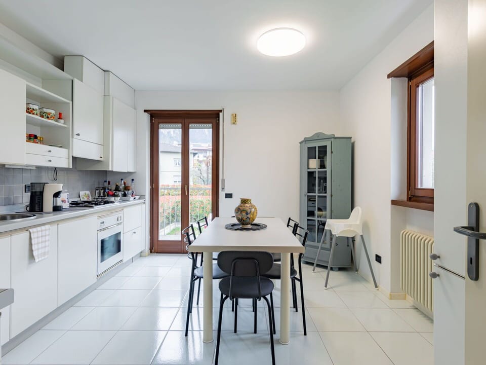 Cabinetry, Furniture, Table, Countertop, Chair, Wood, Window, Interior Design, Kitchen, Flooring