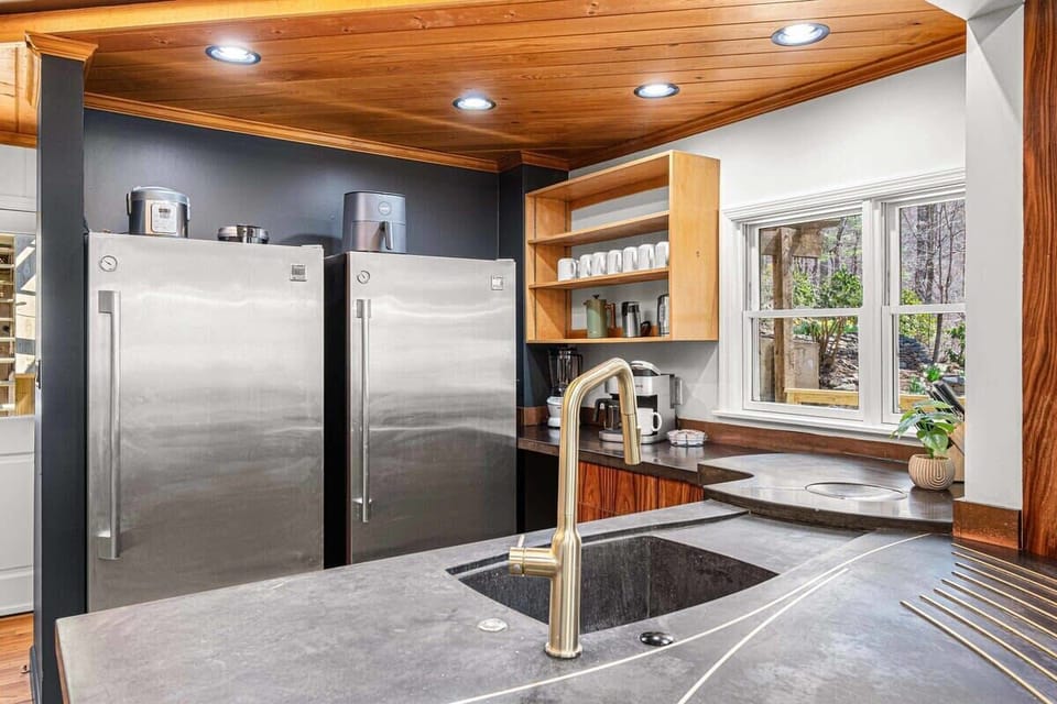 Double Refrigerators in the Kitchen