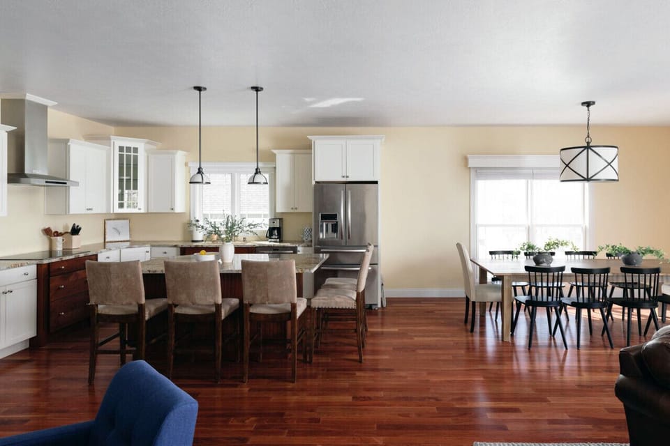 First floor kitchen and dining