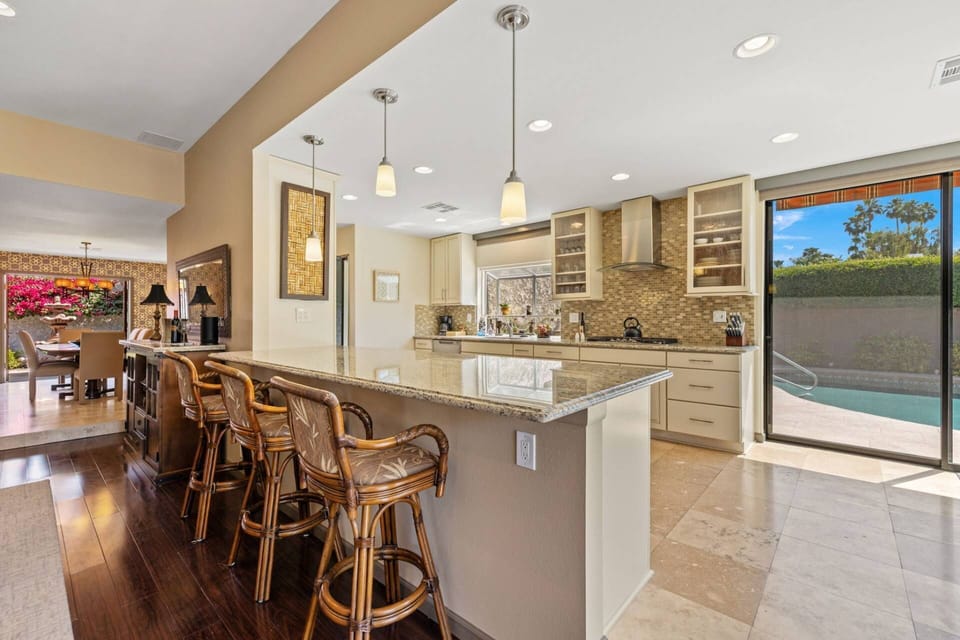 Kitchen Island with Seating for Three