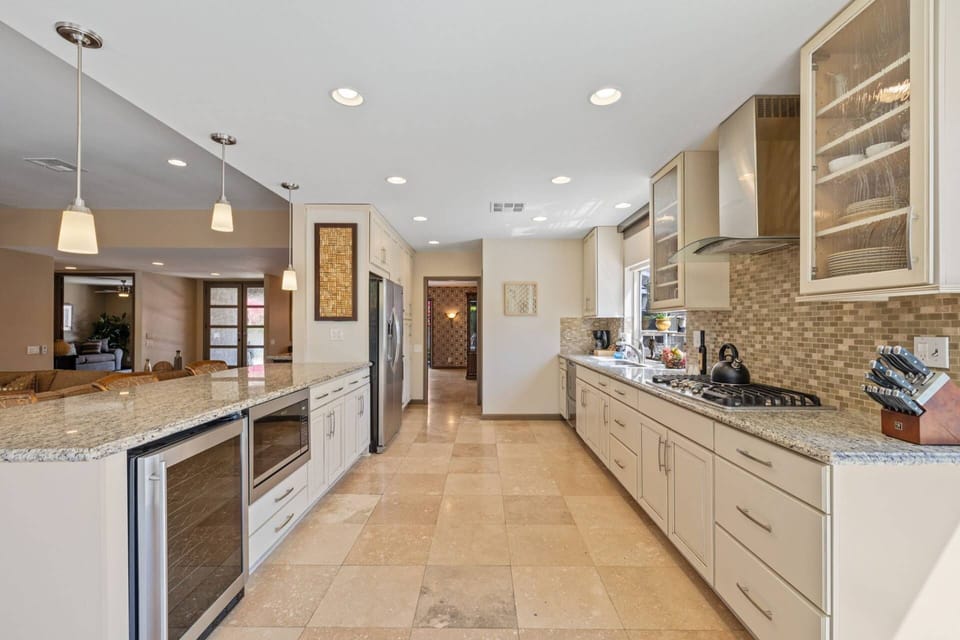 Kitchen is Well-Stocked, Perfect for Family Meals
