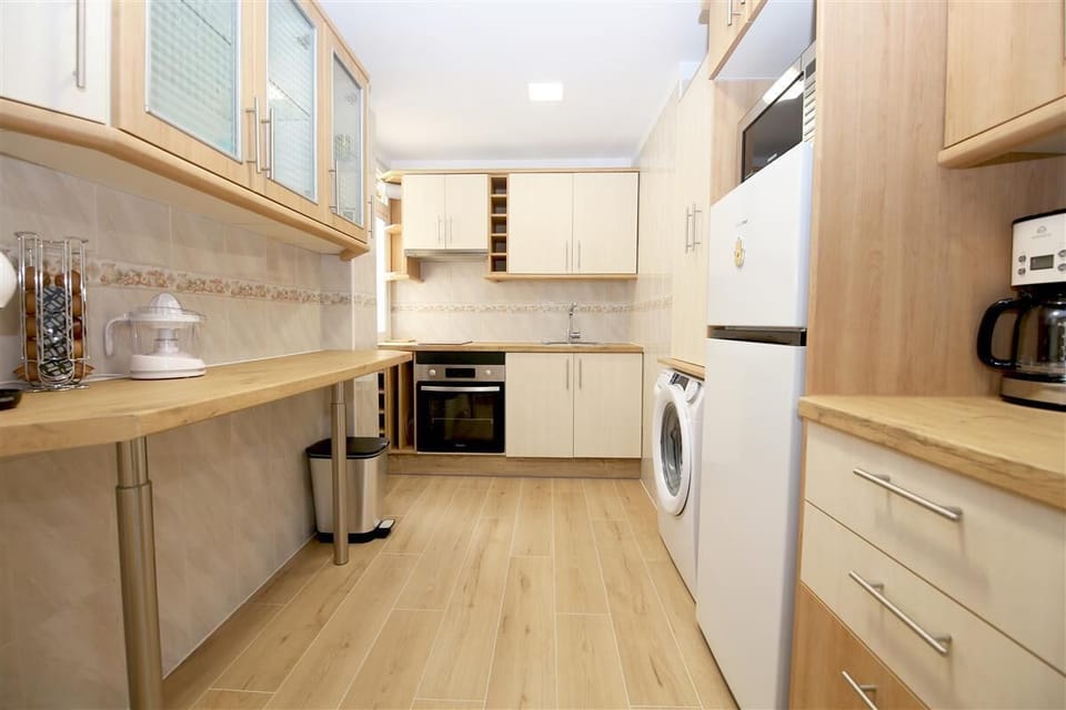 Typical kitchen is fully fitted with all the appliances