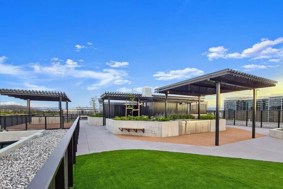 The rooftop garden area is absolutely stunning and has seating and a bbq for you to enjoy.