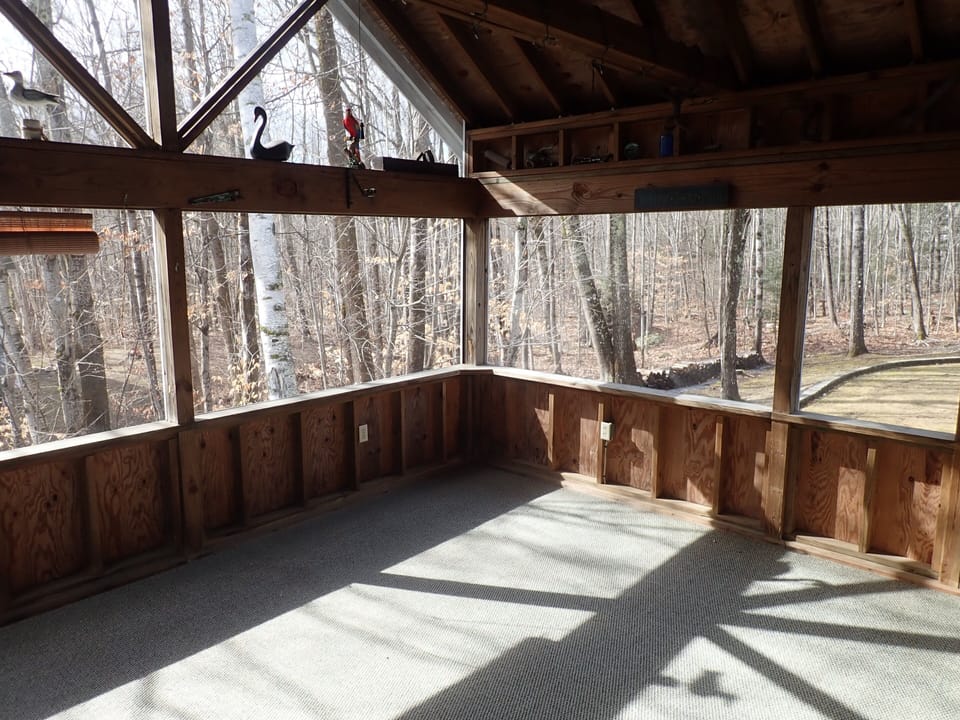 Large screened in porch. Furniture to be added