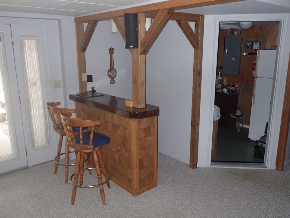 Bar in family room