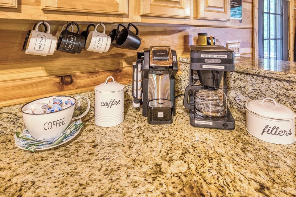 Start your mornings off right! No need to bring coffee-we have it all!