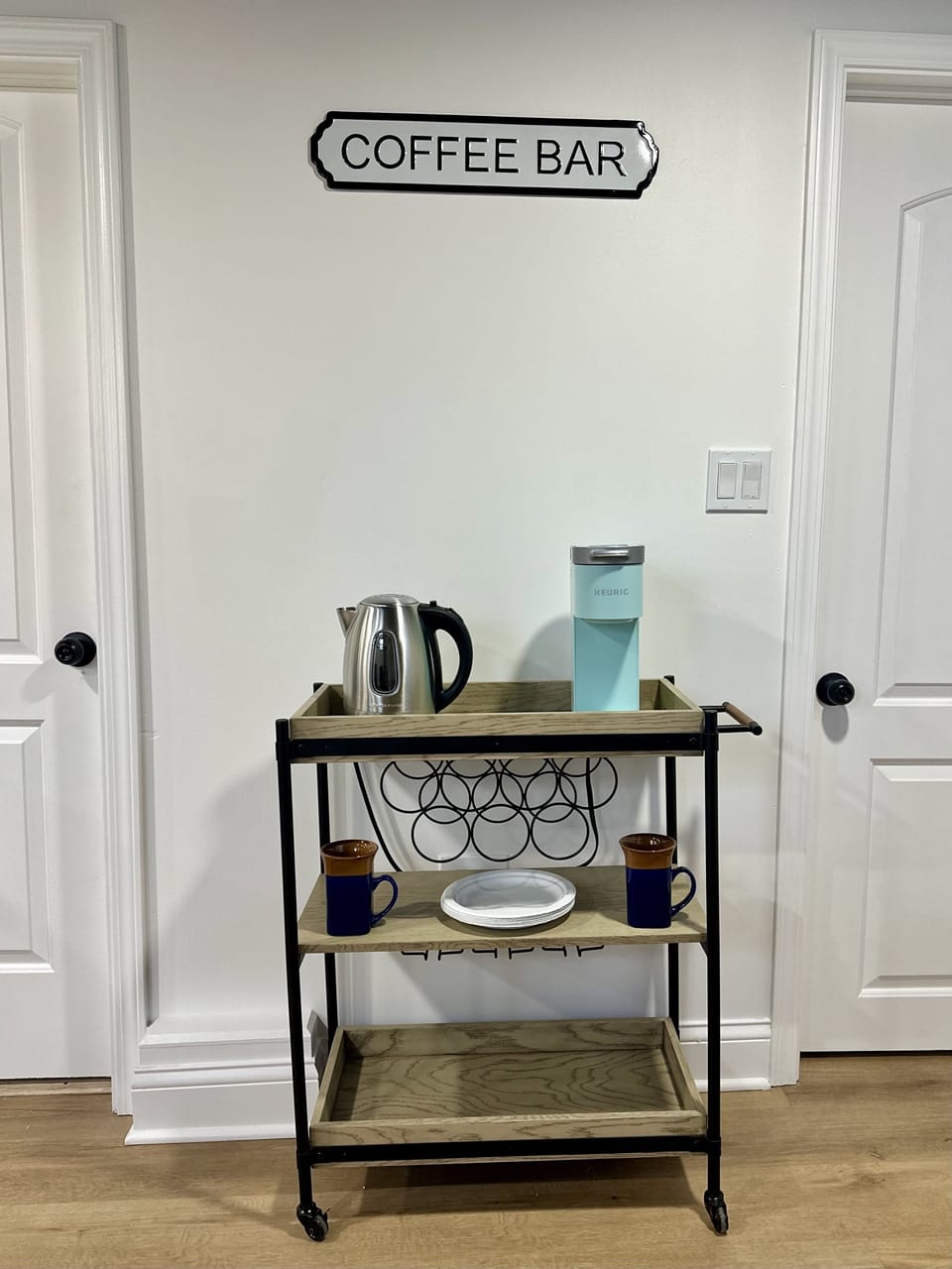 Wake up and smell the coffee! Complimentary K-Cups included. 