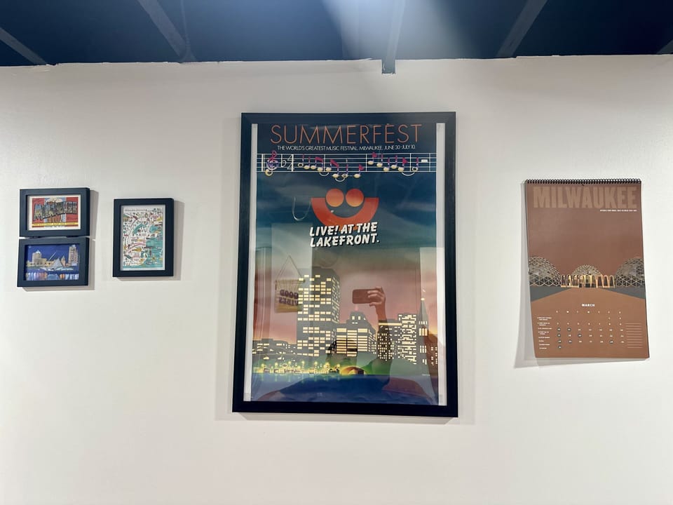 The Wall of Milwaukee! Snazzy art with a calendar that has a touch of history.