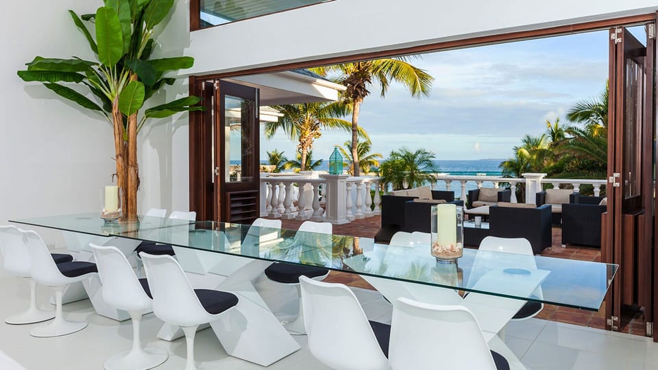 Indigo Villa Anguilla Rental Properties in Paradise dining 