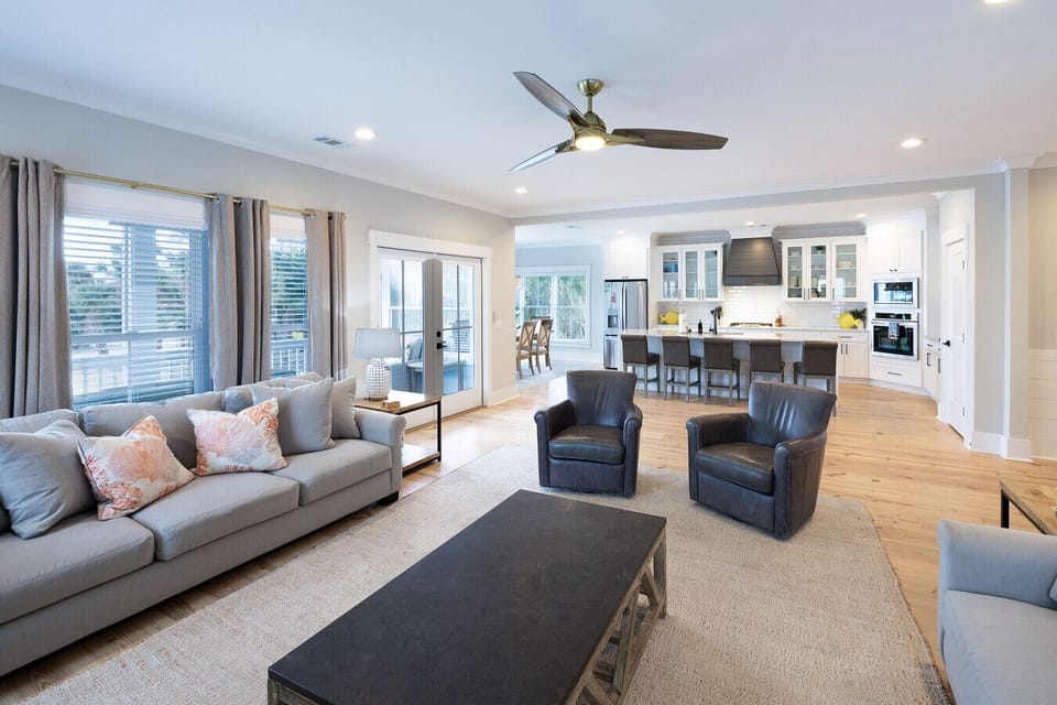 Family Room and Kitchen