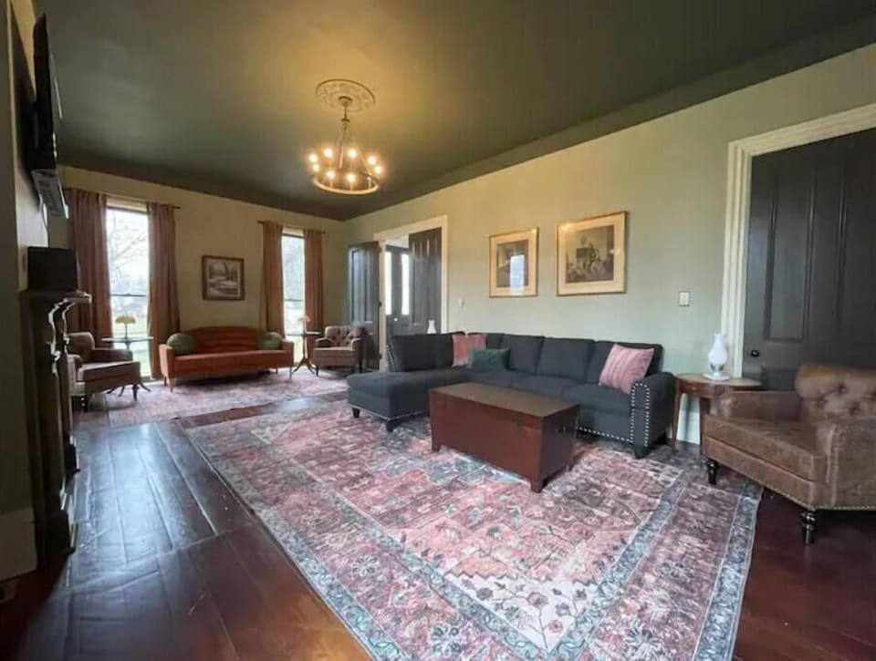 Plenty of seating in the living room
