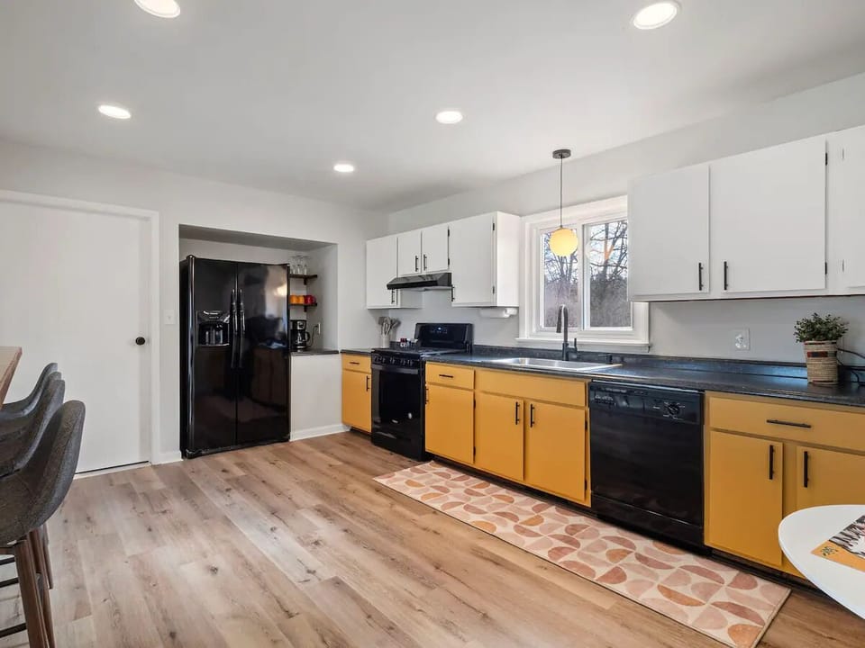 Kitchen fully stocked