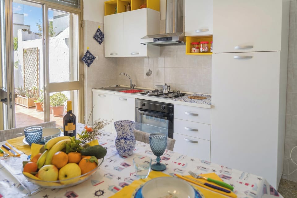 Kitchen and dining area